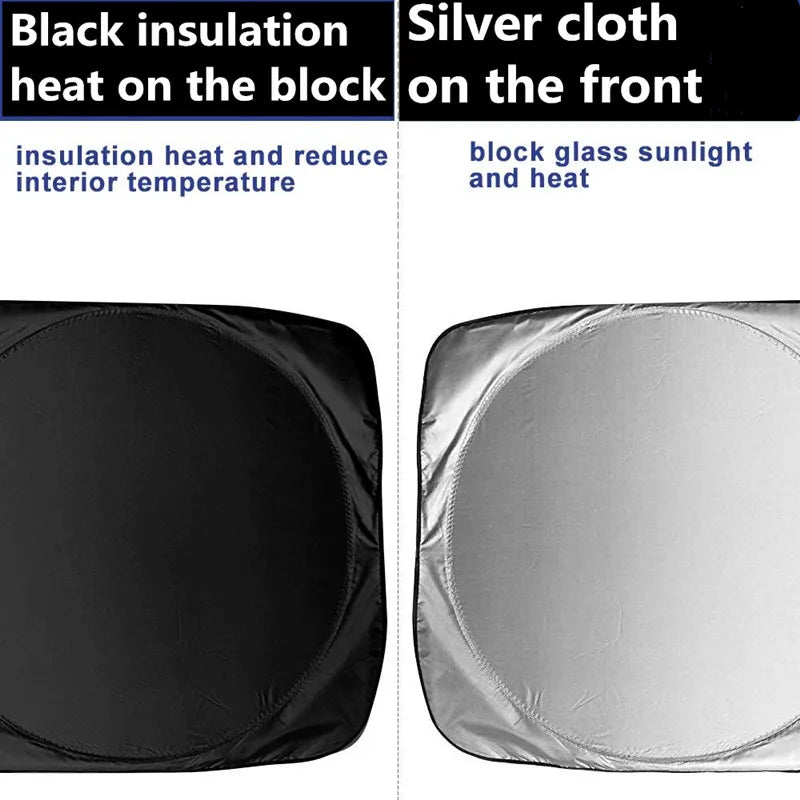 190x90CM Universal UV Protection Shield  Front Rear Car Window Sunshade Sun Shade Visor Windshield Cover Auto Car  Anti Snow Ice