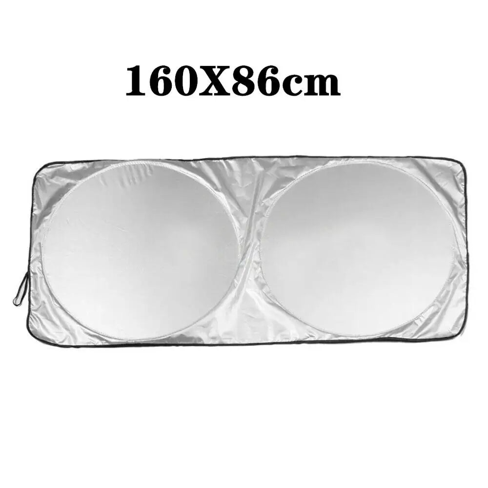 190x90CM Universal UV Protection Shield  Front Rear Car Window Sunshade Sun Shade Visor Windshield Cover Auto Car  Anti Snow Ice