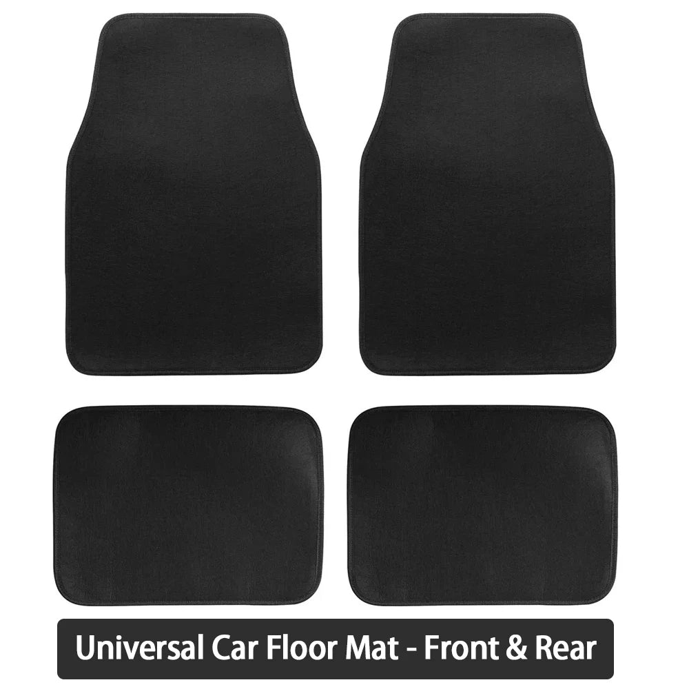 Universal Car Floor Mat Front & Rear Automotive Carpet Floor Mats Dirt and wear-resistant For SUV Sedans Vans Accessories