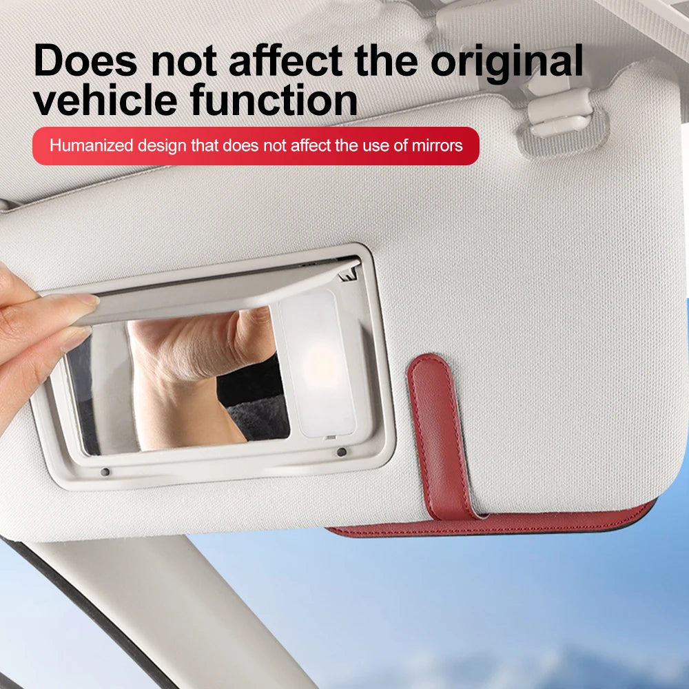 Magnetic Car Sunglasses Holder Case Universal Auto Sun Visor Glasses Box Clip Sunglasses Holder Fastener Eyeglasses Storage