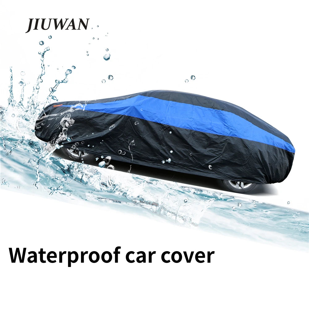 Universal Car Cover Waterproof Dustproof UV Protection Outdoor Protective Cover for Audi BMW Benz Toyota Tesla Honda Ford KIA VW