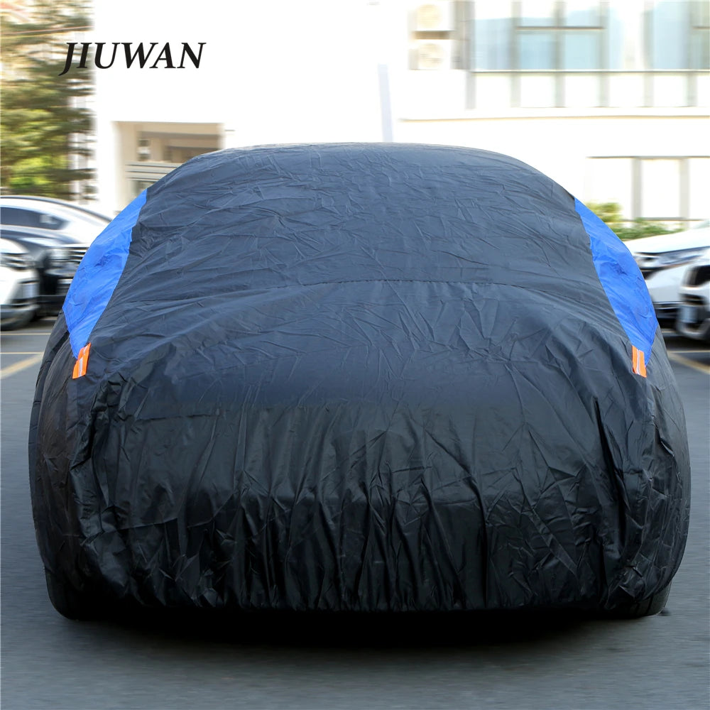 Universal Car Cover Waterproof Dustproof UV Protection Outdoor Protective Cover for Audi BMW Benz Toyota Tesla Honda Ford KIA VW
