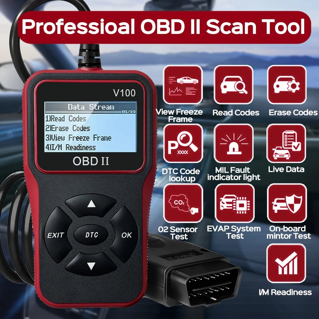 Universal OBD2 Engine Code Reader
