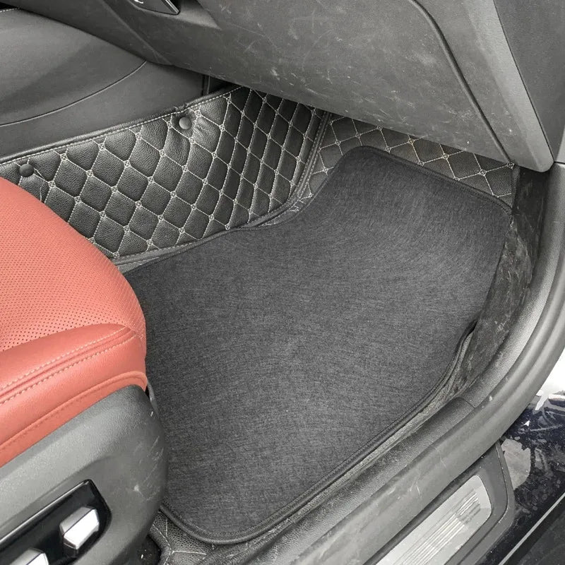 Universal Car Floor Mat Front & Rear Automotive Carpet Floor Mats Dirt and wear-resistant For SUV Sedans Vans Accessories